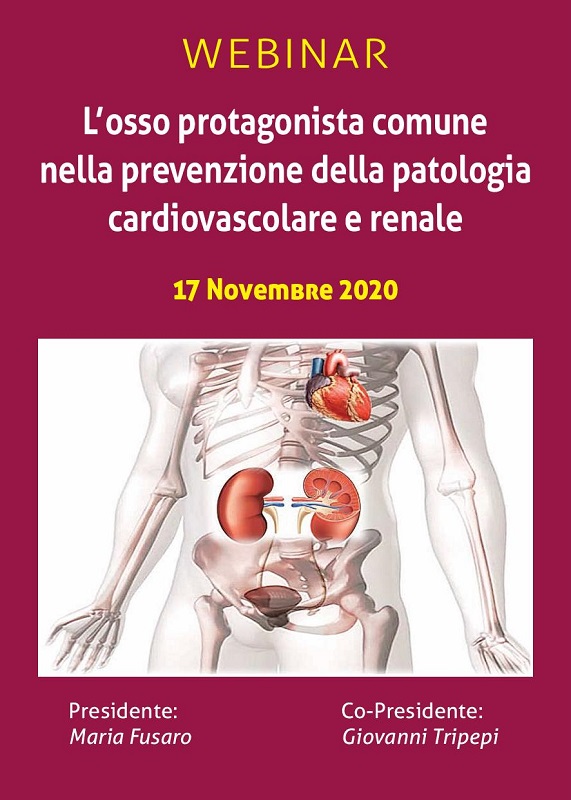 Programma Lâ€™osso protagonista comune nella prevenzione della patologia cardiovascolare e renale - Webinar